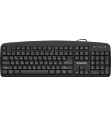 Defender Проводная клавиатура Office HB-910 RU,черный,полноразмерная Defender Office HB-910 RU (45910)