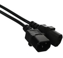 VCOM CE001-CU0.5-1.8 Кабель монитор - компьютер 220V (UPS -> устройство) <VDE> 3G*0.5mm2 , 1.8м