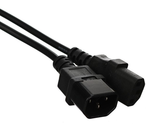 VCOM CE001-CU0.5-1.8 Кабель монитор - компьютер 220V (UPS -> устройство) <VDE> 3G*0.5mm2 , 1.8м