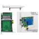Карта расширения 2 CI интерфейса PCIe