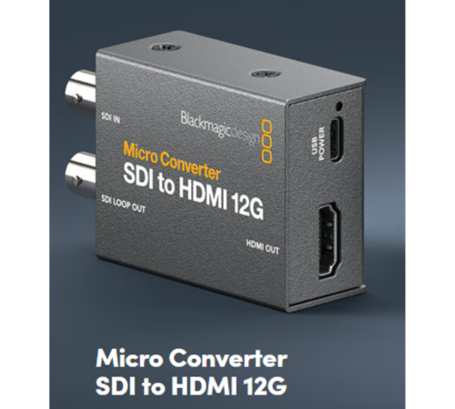 Конвертер микро SDI в HDMI 12G