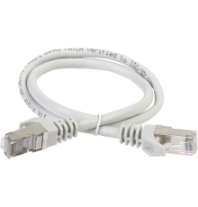 Коммутационный шнур (патч-корд), кат.5Е FTP, 0,5м, серый ITK RJ45(m) - RJ45(m) Cat. 5e F/UTP PVC 0.5м серый (PC01-C5EF-05M)