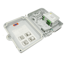 Коробка распределительная оптическая SNR-FTTH-FDB-24X (укомплектованная 2 делителями 1х4)