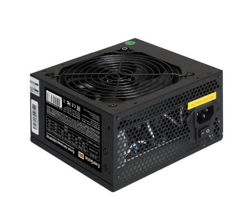 Exegate EX221639RUS Блок питания 600W ATX-600NPXE(+PFC), black, 12cm fan, 24+(4+4)p, (6+2)p PCI-E, 3*SATA
