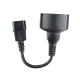 Кабель питания EU-Schuko/IEC320-C14, 220B, 10А, 0.15м