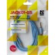 Кабель AUDIO 3.5MM 1.2M BLUE JACK M- JACK M 87512 DEFENDER