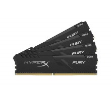 Модуль памяти KINGSTON Fury Gaming DDR4 Общий объём памяти 16Гб Module capacity 4Гб Количество 4 3200 МГц Радиатор Множитель частоты шины 16 1.35 В черный HX432C16FB3K4/16