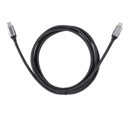 Кабель USB3.2 Gen2X2, CM->CM, 20Gbs, 100WT, 4KX60Hz, All shell, 1.8m VCOM <CU420M-1.8M> Кабель VCOM USB 3.1 Type-C M/USB 3.1 Type-C M (CU420M-1.8M) Кабель USB3.2 Gen2X2, CM->CM, 20Gbs, 100WT, 4KX60Hz, All shell, 1.8m VCOM <CU420M-1.8M> Кабель VCOM USB 3.1 Type-C M/USB 3.1 Type-C M (CU420M-1.8M)