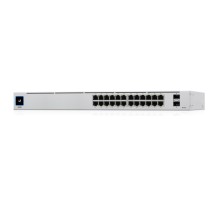 Коммутатор Ubiquiti USW-24-POE 2SFP+ 95W управляемый