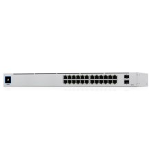Коммутатор Ubiquiti USW-24-POE 2SFP+ 95W управляемый