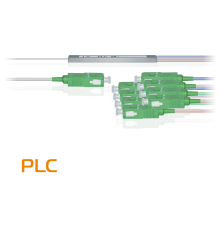 Делитель оптический планарный PLC-M-1x8, бескорпусный, разъемы SC/APC