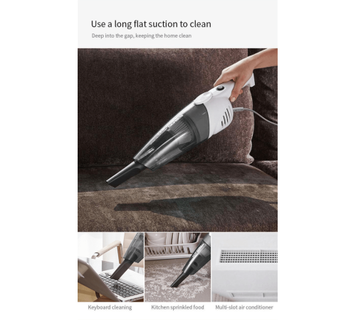 Пылесос deerma Vacuum Cleaner DX118C Gray+White