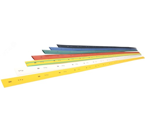 Трубка термоусаживаемая ТТУ 20/10 желто-зеленая (1м)