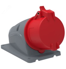 Iek PSN12-016-5 Розетка стационарная ССИ-115 16А-6ч/200/346-240/415В 3Р + РЕ+ N IP44 MAGNUM ИЭК
