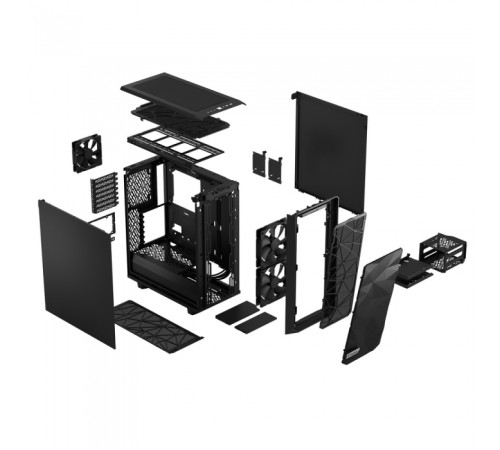 Meshify 2 Compact Black Solid FD-C-MES2C-01 (702320) Meshify 2 Compact Black Solid FD-C-MES2C-01 (702320)