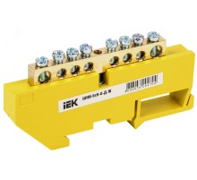 Iek YNN10-69-8D-K05 Шина PE "земля" на DIN-изол ШНИ-6х9-8-Д-Ж ИЭК