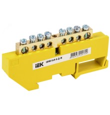 Iek YNN10-69-8D-K05 Шина PE "земля" на DIN-изол ШНИ-6х9-8-Д-Ж ИЭК