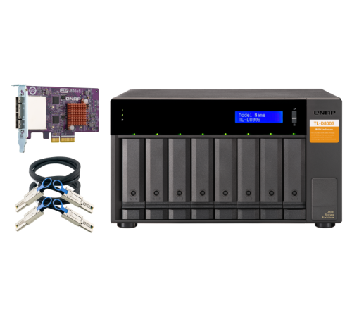 Полка расширения сетевого хранилища без дисков QNAP TL-D800S