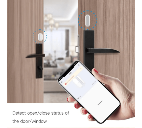 Датчик открытия дверей и окон MOES Door&Window Sensor ZSS-X-GWM-C, Zigbee, CR2032