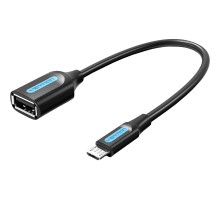 Адаптер переходник Vention OTG USB 2.0 AF/micro B 5pin - 0.15м Адаптер-переходник Vention OTG USB 2.0 AF/micro B (CCUBB)