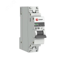 EKF mcb4763-1-10B-pro Автоматический выключатель 1P 10А (B) 4,5kA ВА 47-63 EKF PROxima