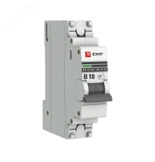 EKF mcb4763-1-10B-pro Автоматический выключатель 1P 10А (B) 4,5kA ВА 47-63 EKF PROxima
