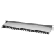 Коммутационная панель SNR, 19" экранированная, 1U, 24 порта, cat.5e, горизонтальная заделка