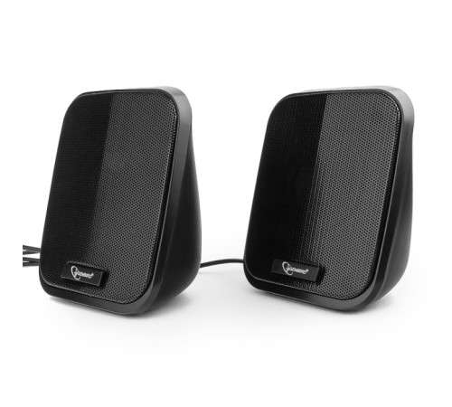 Акустич. система 2.0 Gembird SPK-100, черный, 6 Вт, рег. громкости, USB-питание