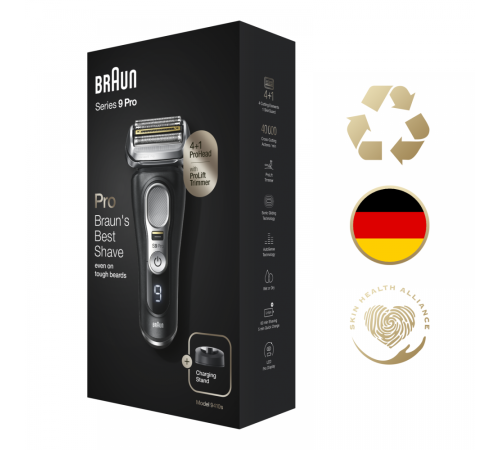 Бритва сетчатая Braun Series 9 9410s реж.эл.:5 питан.:аккум. черный