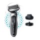 Бритва сетчатая Braun Series 7 71-S4200cs реж.эл.:3 питан.:аккум. черный/серебристый