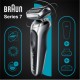 Бритва сетчатая Braun Series 7 71-S4200cs реж.эл.:3 питан.:аккум. черный/серебристый