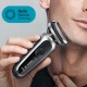 Бритва сетчатая Braun Series 7 71-S4200cs реж.эл.:3 питан.:аккум. черный/серебристый