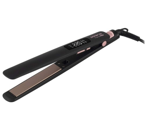 Щипцы Polaris PHS 5012KT UltraSlim Digital Pro 50Вт макс.темп.:220С покрытие:керамическое розовое золото/черный