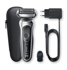 Бритва сетчатая Braun Series 7 71-S1000s реж.эл.:3 питан.:аккум. черный/серебристый