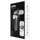 Бритва сетчатая Braun Series 7 71-S1000s реж.эл.:3 питан.:аккум. черный/серебристый