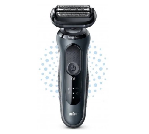 Бритва сетчатая Braun Series 6 61-N1000s реж.эл.:3 питан.:аккум. серый/черный Бритва сетчатая Braun Series 6 61-N1000s реж.эл.:3 питан.:аккум. серый/черный