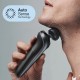 Бритва сетчатая Braun Series 6 61-N1000s реж.эл.:3 питан.:аккум. серый/черный