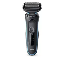 Бритва сетчатая Braun Series 5 51-M1000s реж.эл.:3 питан.:аккум. черный/бирюзовый