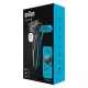 Бритва сетчатая Braun Series 5 51-M1000s реж.эл.:3 питан.:аккум. черный/бирюзовый