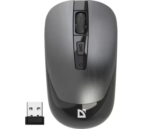 Мышка USB OPTICAL WAVE MM-995 GREY 52993 DEFENDER
