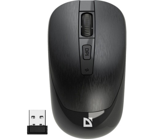 Мышка USB OPTICAL WAVE MM-995 BLACK 52995 DEFENDER