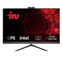 Моноблок IRU Office 27IH5P2K 27" QHD i5 11400 (2.6) 8Gb SSD256Gb UHDG 730 Free DOS GbitEth WiFi BT 120W Cam черный 2560x1440