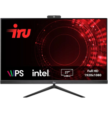 Моноблок IRU Office 27IH5P2K 27" QHD i5 11400 (2.6) 8Gb SSD256Gb UHDG 730 Free DOS GbitEth WiFi BT 120W Cam черный 2560x1440