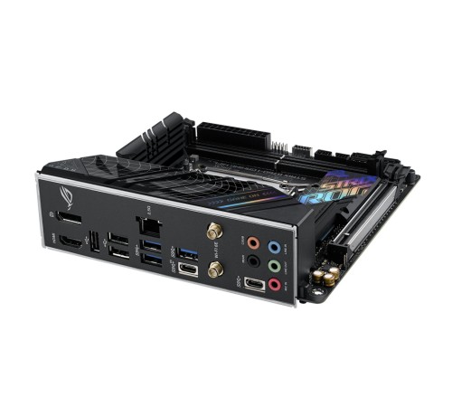 Материнская плата ASUS ROG STRIX B760-I GAMING WIFI, LGA1700, B760, 2*DDR5, HDMI+DP, 4xSATA3 + RAID, M2, Audio, Gb LAN, USB 3.2, USB 2.0, mITX; 90MB1D90-M0EAY0 (ROG STRIX B760-I GAMING WIFI)
