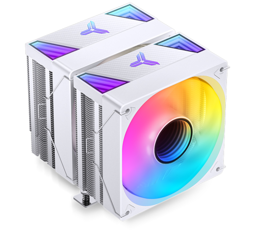 Кулер JONSBO CR-3000 ARGB White LGA20XX/1700/1200/115X/AM5/AM4 TDP 260W, PWM, 2 x 120mm