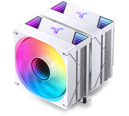 Кулер JONSBO CR-3000 ARGB White LGA20XX/1700/1200/115X/AM5/AM4 TDP 260W, PWM, 2 x 120mm