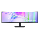 МОНИТОР 49" Samsung S49C950UAI Black (VA, изогнутый, 5120x1440, 120Hz, 5 ms, 178°/178°, 350 cd/m, 3000:1, +2xНDMI, +DP)