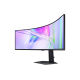 МОНИТОР 49" Samsung S49C950UAI Black (VA, изогнутый, 5120x1440, 120Hz, 5 ms, 178°/178°, 350 cd/m, 3000:1, +2xНDMI, +DP)