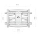 Кронштейн ONKRON ONKRON M6L White