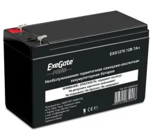 Exegate ES252436RUS Аккумуляторная батарея DT 1207/EXS1270 (12V 7Ah, клеммы F1)